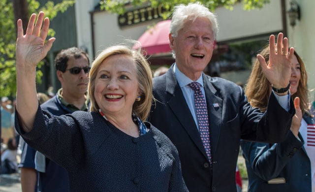 Hillary and Bill Clinton in Chappaqua, New York, on May 25, 2015. Each played a role in creating some of the disastrous policies that have fueled mass incarceration.