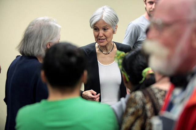 Jill Stein speaking with supporters at the Green Party Presidential Candidate Town Hall in Mesa, Arizona, on March 12, 2016. (Photo: Gage Skidmore)