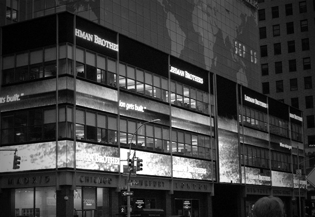 The Lehman Brothers headquarters in New York City in a photo taken on June 20, 2006. September 19, 2016 marks the eighth anniversary of the bank's collapse. (Photo Sachab; Edited: LW / TO)