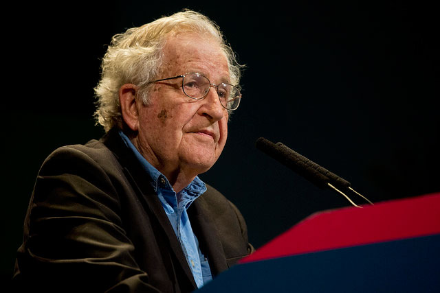 Noam Chomsky speaks in Buenos Aires, Argentina, on March 12, 2015. (Photo: Ministerio de Cultura de la Nación Argentina)