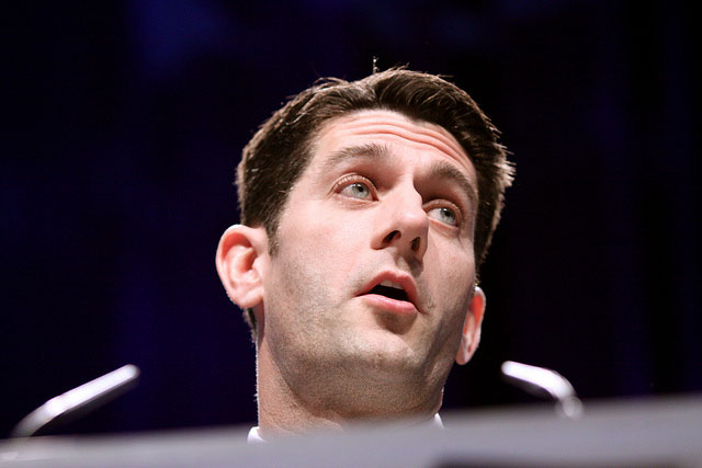 Congressman Paul Ryan of Wisconsin speaks at CPAC 2011 in Washington, DC, on February 10, 2011. (Photo: Gage Skidmore)