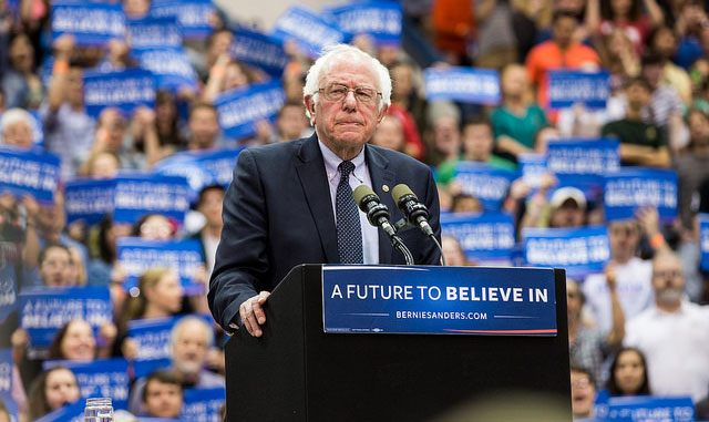 Bernie Sanders isn't giving up, and he exhorts those who believe in a just, equitable US to continue the struggle.