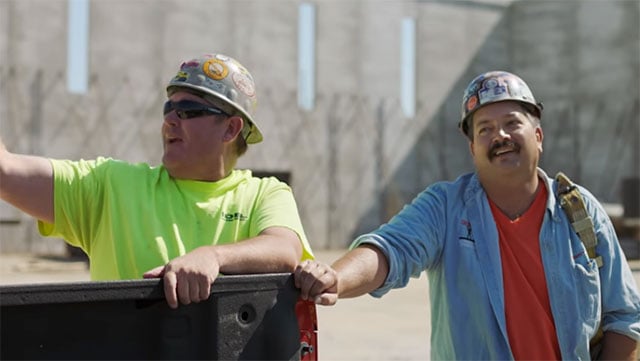 A still from Randy Bryce's viral campaign ad. (Credit: Randy Bryce)