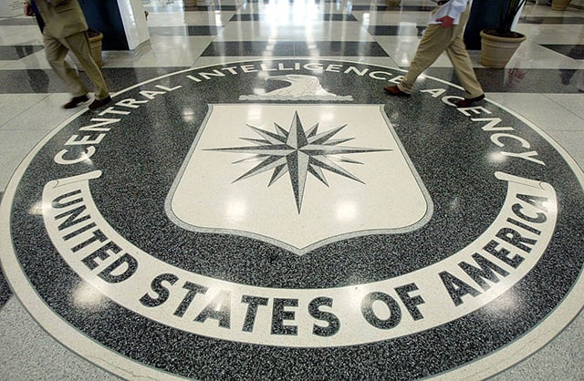 The CIA symbol is shown on the floor of CIA Headquarters, July 9, 2004 at CIA headquarters in Langley, Virginia. The CIA's mission has gone dangerously and lethally astray, argues Melvin A. Goodman, former CIA intelligence analyst. (Photo: Mark Wilson / Getty Images)