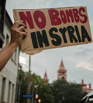 No Bombs in Syria.