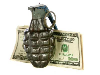 Money grenade