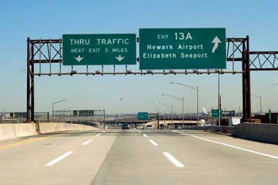 Newark Airport exit