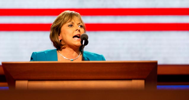 Susana Martinez, Governor of New Mexico, giving a speech on August 29, 2012 at the Republican National Convention.