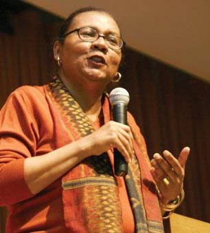 Author bell hooks.