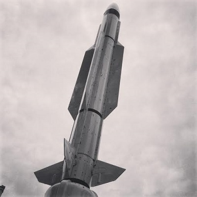 SM-3 (Standard Missile 3) built by Raytheon. (Photo: Jon Letman)