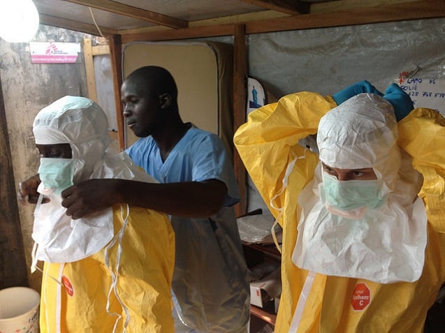 For the first time in West Africa, a case of Ebola was confirmed on March 21, three weeks after the first alert of a possible viral hemorrhagic fever emerged from Guinea’s Forest region. Animals such as fruit bats, rodents and monkeys, abundant in the adjacent rain forest, are believed to have served as “reservoir” for the virus. However, once it passed from an infected animal to a human-being, the virus is now ready for human-to-human transmission. (Photo:<a href=