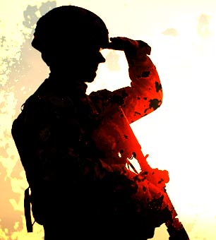 Soldier silhouette