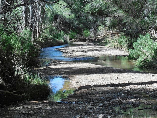 The EPA's proposed rule seeks to ensure the protection of intermittent streams, like the San Pedro River above, that do not flow year-round.
