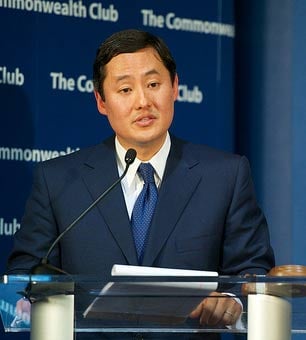 UC Berkleley Professor John Yoo at a March 15, 2012 address to The Commonwealth Club of California in San Francisco.