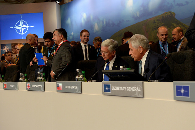 Defence Ministers working session at the NATO summit in Wales. (Photo: NATO Summit Wales 2014)