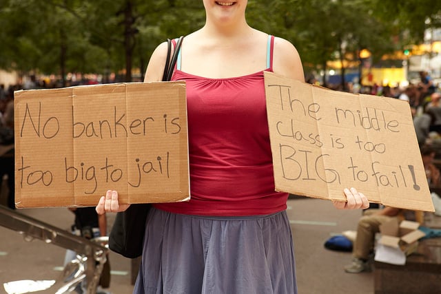 September 26, 2011: Protester at the Occupy Wall Street Protests. (Photo: Caroline Schiff Photography)