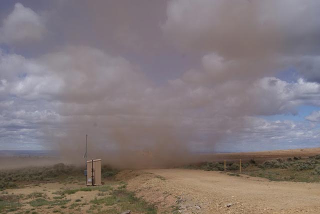 As a result of clear cutting, dust storms have become common in the Uintah Basin region of Utah, where the rate of hospitalizations for asthma are double the state average. (Courtesy of Before It Starts)