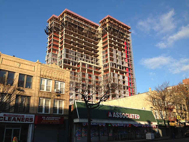 A view of 626 Flatbush from the street. (Photo: Aaron Cantu)