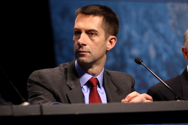 Congressman Tom Cotton of Arkansas speaking at the 2013 Conservative Political Action Conference (CPAC) in National Harbor, Maryland. (Photo: Gage Skidmore)