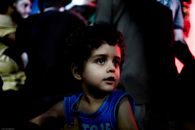Boy on the night of Greek referendum, a devout OXI supporter.