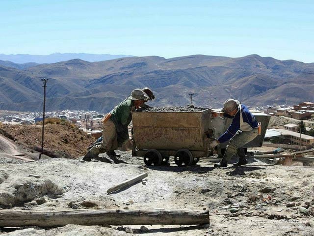 It is estimated more than eight million men have died over the centuries mining silver for European colonizers at the Cerro Rico mine in Bolivia.