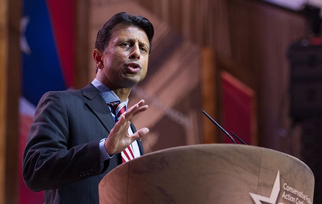 Louisiana Governor Bobby Jindal speaks at the Conservative Political Action Conference (CPAC), National Harbor, MD, March 6, 2014. 