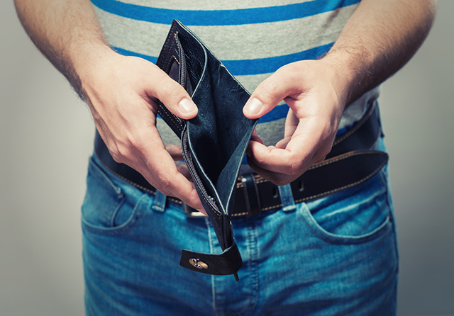 (Photo: Empty Wallet via Shutterstock)
