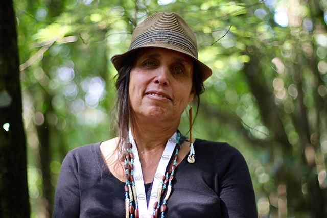  “Our food is pre-petroleum, pre-colonial. It is pre-genetic engineering. It is ancient food and ancient seeds,” said Winona LaDuke, Anishinaabekwe, United States. “We are part of a movement to stop the theft of our lands and seeds. Our communities know how to feed and live with the Earth, which is the opposite of industrial agriculture.” (Photo: Rucha Chitnis)