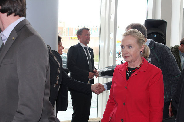 Hillary Clinton at the Fram Centre in Tromsø, Norway, on June 2, 2012. (Photo: Arctic Council)
