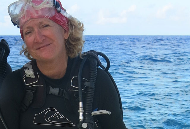Coral Ecologist Laurie Raymundo with the University of Guam is a co-author of the 2016 Paris Climate Agreement. (Photo: Courtesy of Laurie Raymundo)