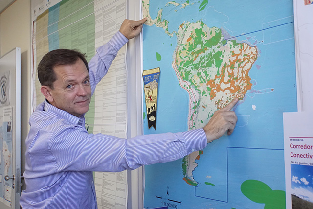Warwick Manfrinato, Director of Brazil's Department of Protected Areas, is working to reconnect all of the biodiversity corridors across the Amazon. (Photo: Dahr Jamail)