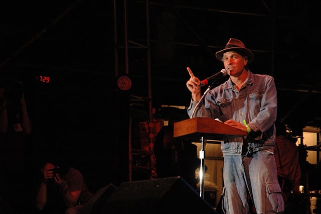 Author and intrepid reporter Greg Palast. (Photo: Rob)