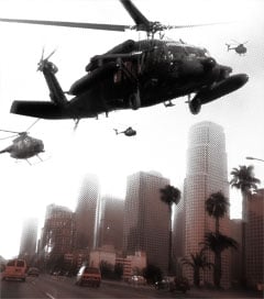 LA Police Department Conducts Joint Exercises with the Military
