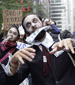 Gandhi Meets Monty Python at Occupy Wall Street The Comedic Turn in Nonviolent Tactics