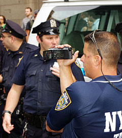 Why is OWS Blanketed With NYPD Cameras - And Are Police Breaking the Law