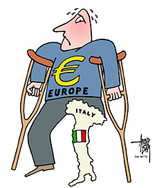 Across Europe All Eyes Fixed on Italy